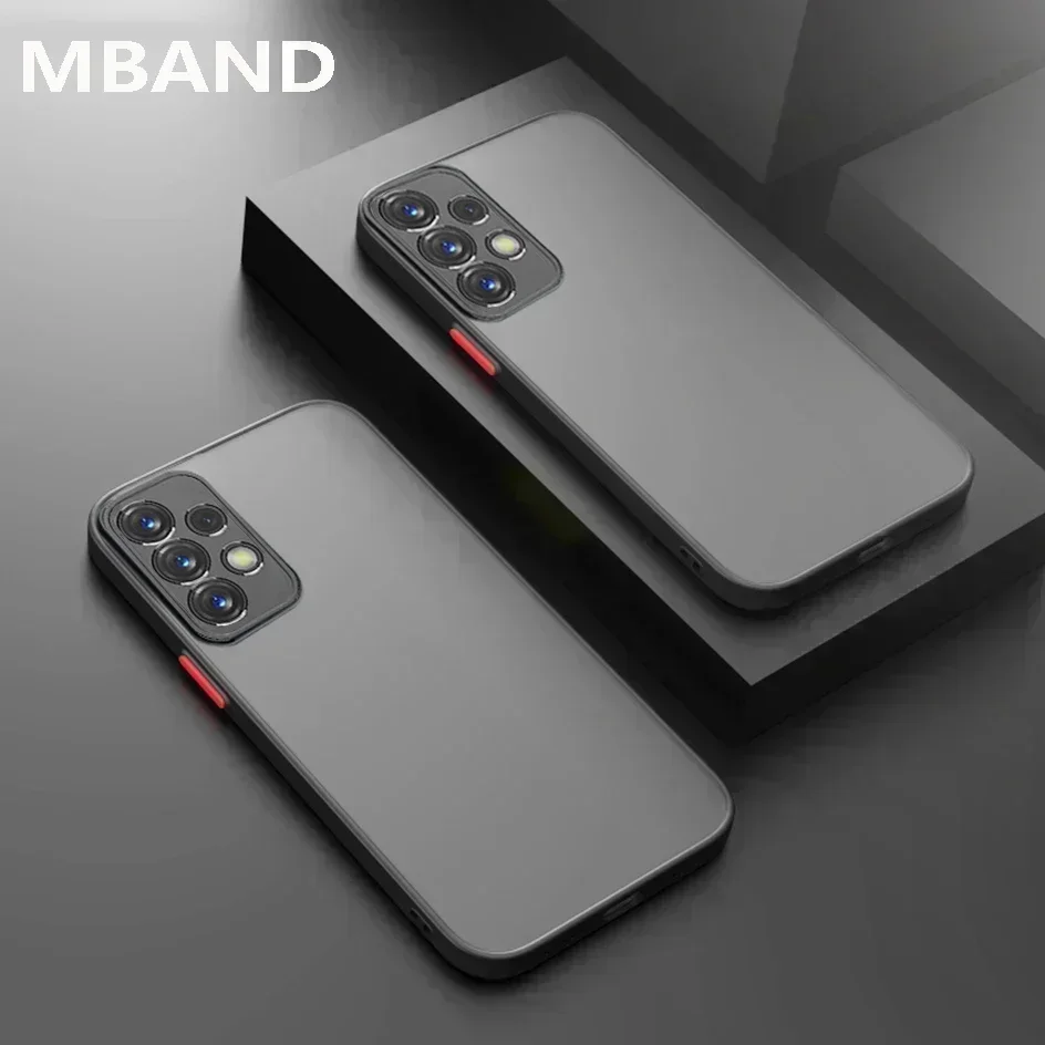 เคสกันกระแทกสีด้านสำหรับ Samsung Galaxy A71 A52 A72 A31 5G A70 4G A50 A51 S10E S10 S20 S21 FE บวกฝาหลังกันชนพิเศษ