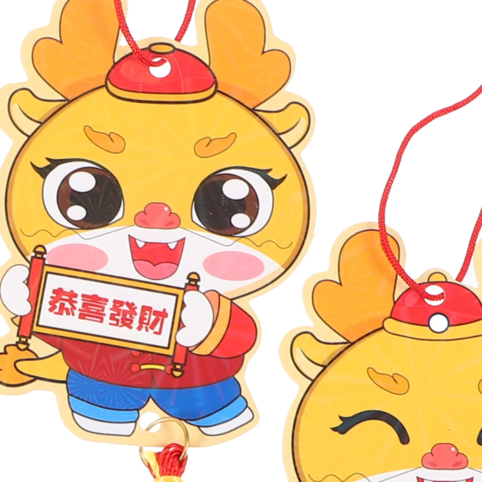 

6pcs Chinese New Year Hanging Ornaments Money Tree Decor Festive Pendants For Home Door Car Window Spring Festival 2024