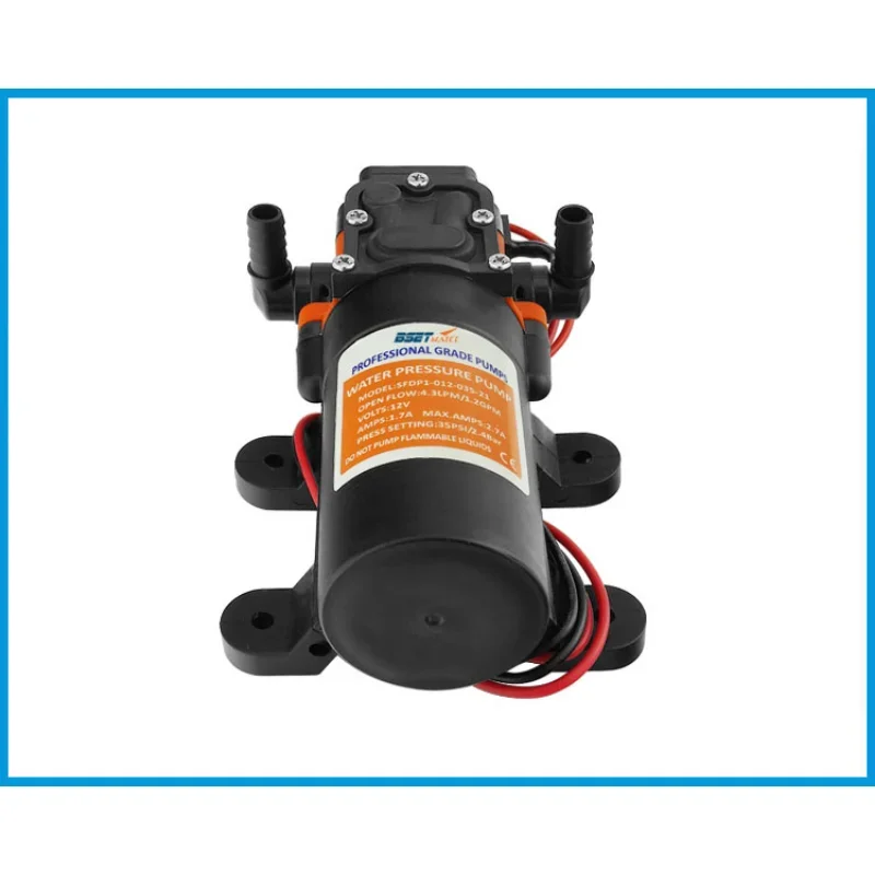 Portable 35PSI 12V Marine Water Pump Diaphragm Self-priming Pump Boat Accessories Shower Toilet Pumping Motor Home