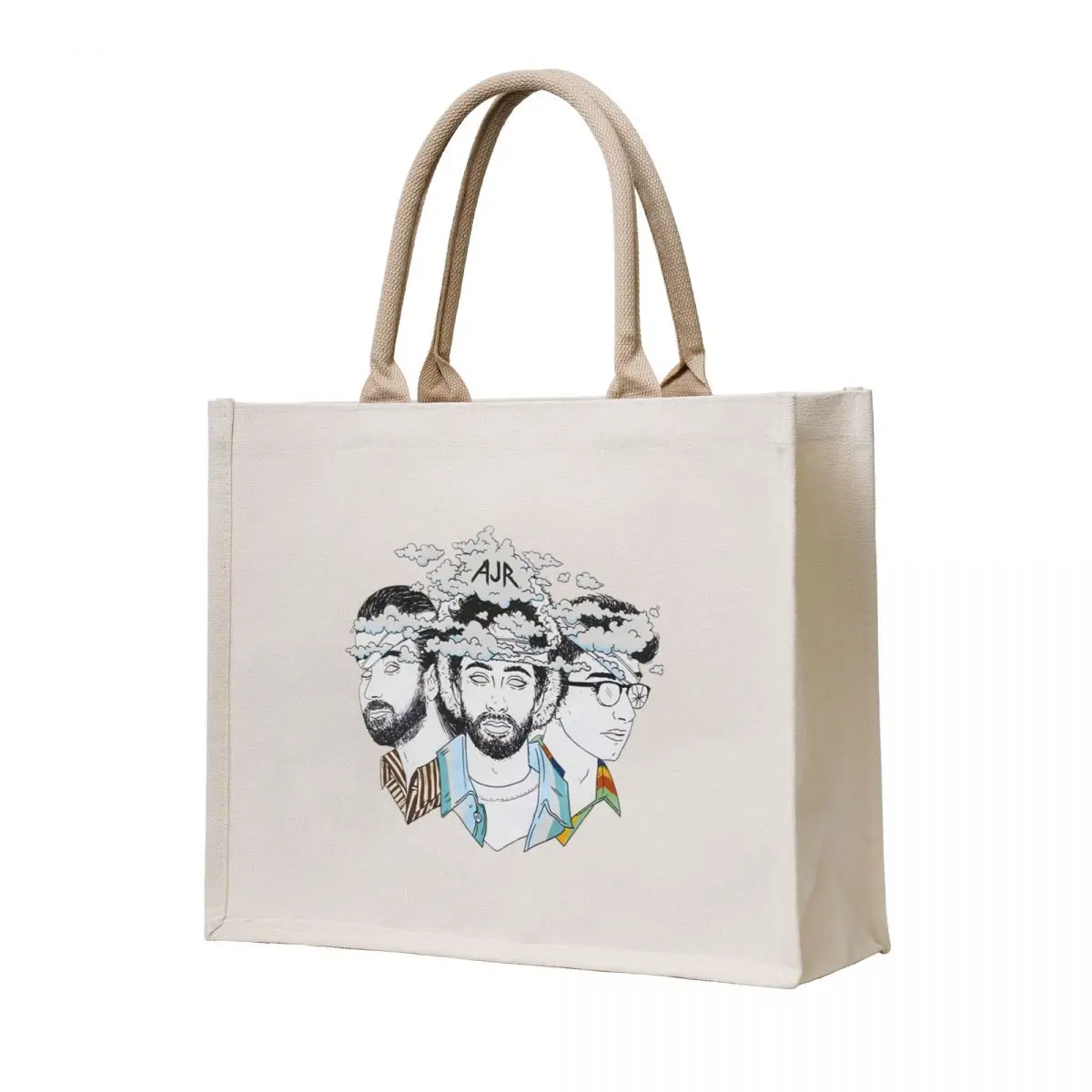 

quarter ajr note ajr watercolor ajr neon Tote hand ladies Customizable tote Woman shopper Canvas Tote Candy hand bag ladies