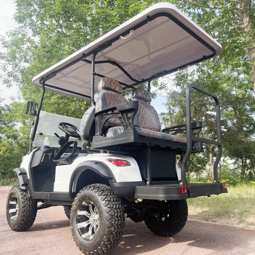 New Energy Adult Golf Car With 14 Inch Off-Road Tires Club Carts Golf Products 60V 72V Electric Golf Cart Design For Sale
