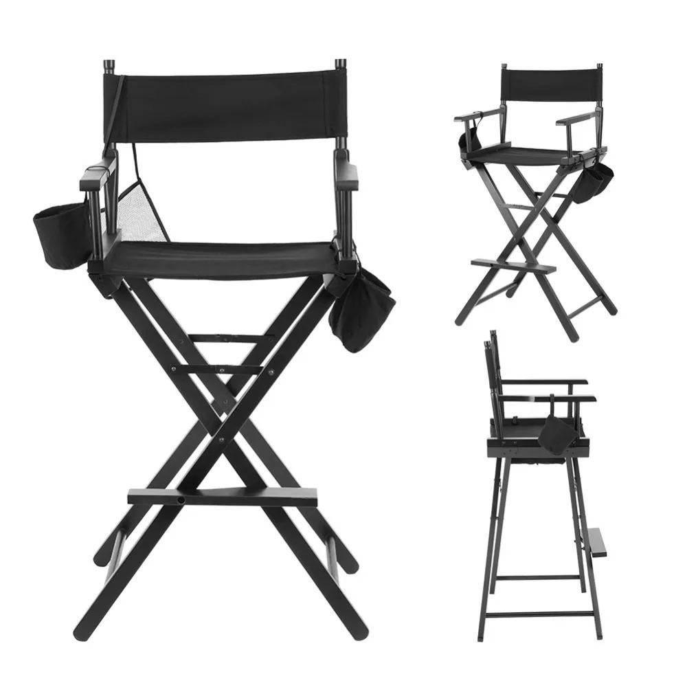 Professional Makeup Artist Directors Chair Wood Lightweight Foldable