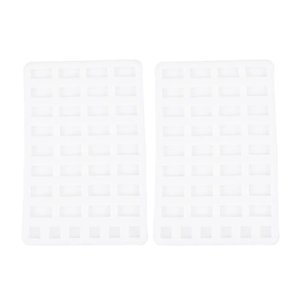 

2Pcs Silicone Miniature Brick Mold Reusable Nonstick DIY Sand Table Micro Landscape Material for Brick Making Tool