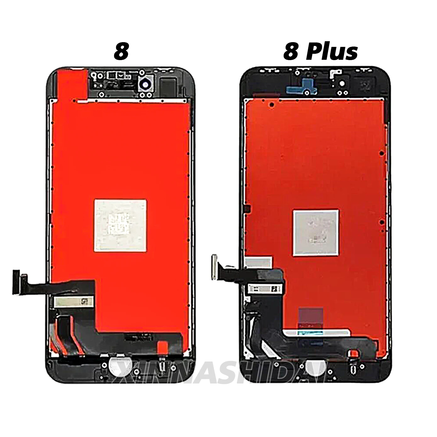 LCD touch screen para iphone 8 plus, aaa +, substituição, digitalizador