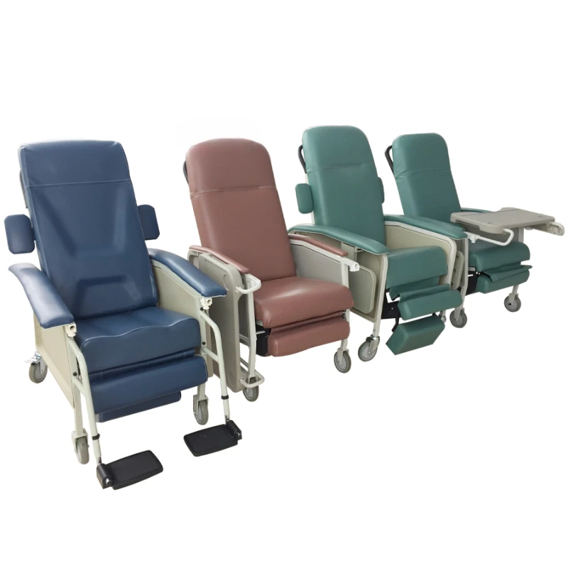 Hospital Adjustable Geriatric Chair Patient Accompany Recliner For Sale