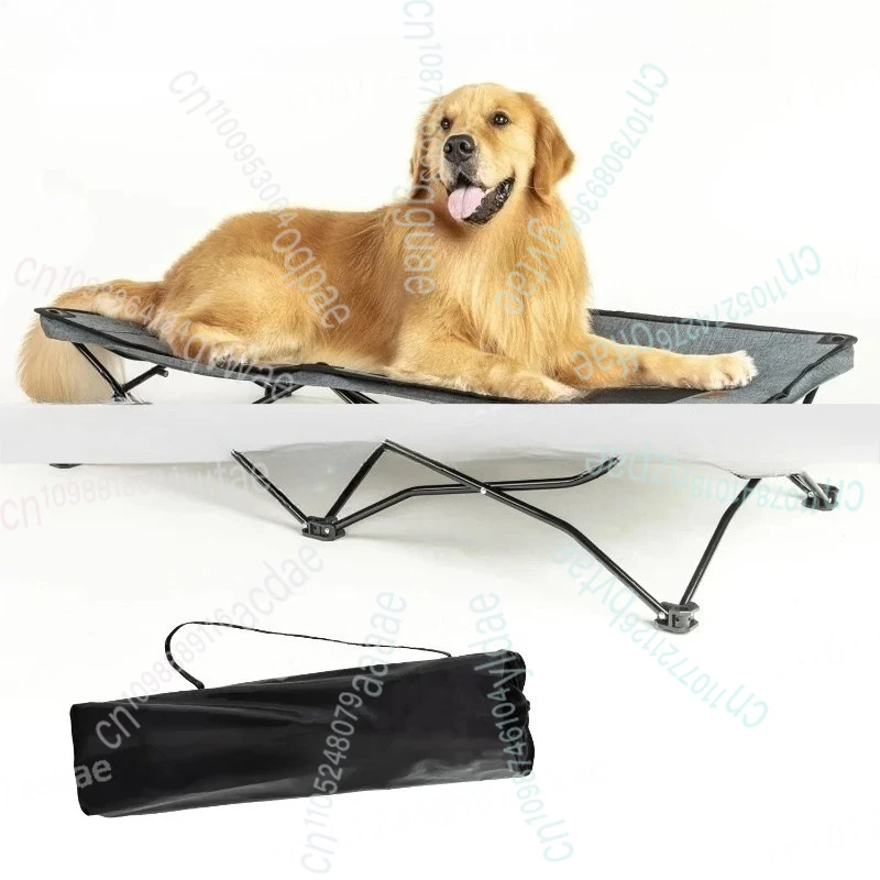 

Four Seasons Double Layer Fabric Large Foldable Off-Ground Moisture-proof Dog Bed Pet Camp Bed（1pcs）
