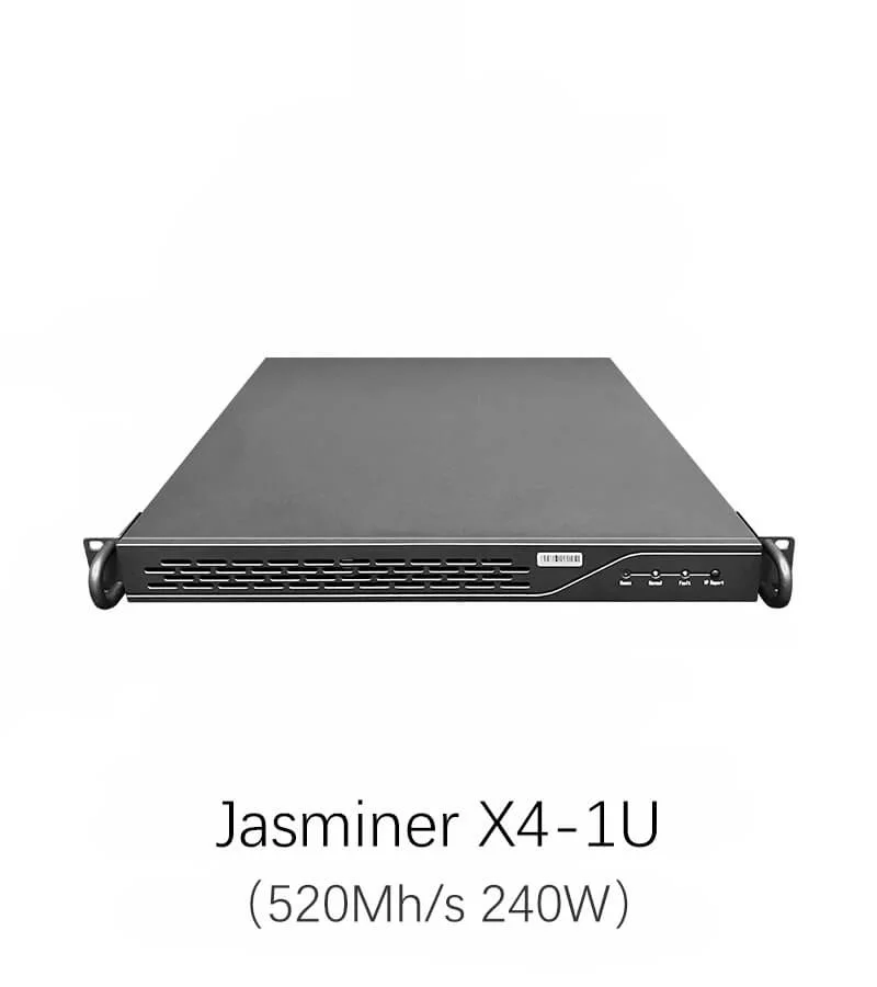 

Б/у Jasminer X4-1U 520Mh/s 240W Ethereum Miner ETC ETHW Mining