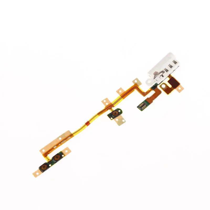Gran oferta, conector de Audio de alimentación, botón de volumen, Cable flexible para IPod Nano 6, repuesto blanco de sexta generación
