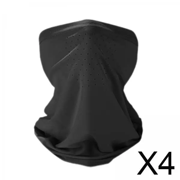 Breathable Sun Protection Face Cover Thin Earloop Neck Gaiter for Cycling Riding Hiking Women Summer