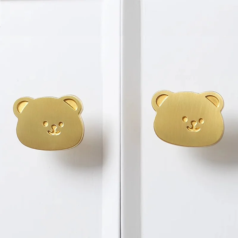 [Factory Wholesale] Single Hole Luxury Brass Cabinet Pulls Premium Bookcase Handles High Quality Pulls Simple Wardrobe Pulls