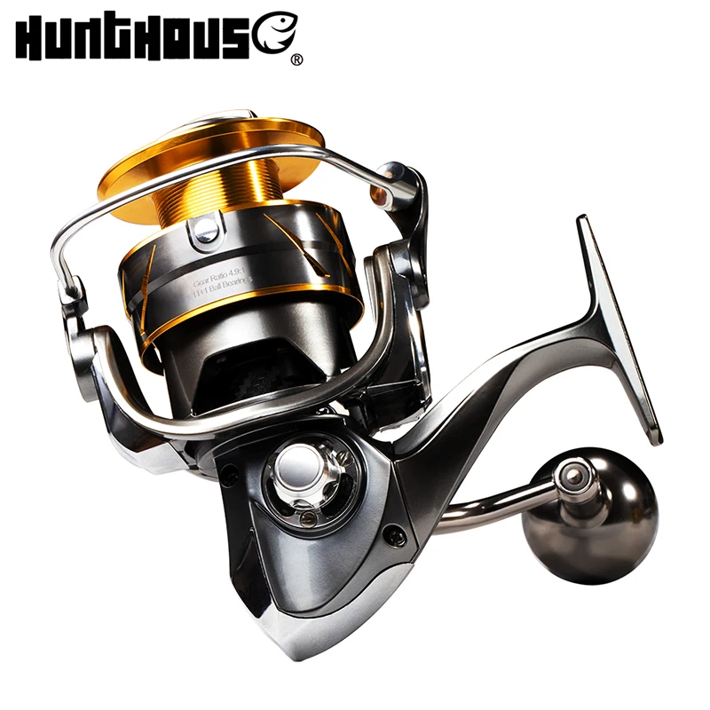 

HuntHouse jigging fishing reel full metal spinning reel Saltist SW3000- SW10000 Jigging Spinning trolling reel 10BB Alloy 20kg