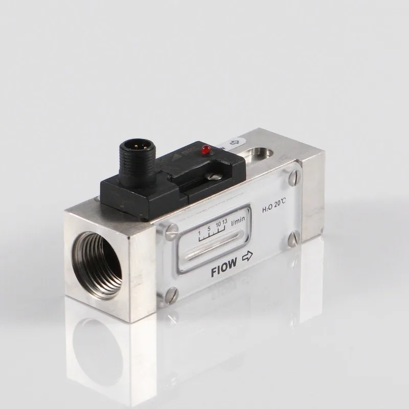 

Piston Mechanical Flow Switch Stainless Steel Aluminum Oxide Water Flow Switch Water Oil Liquid Sensor Controller