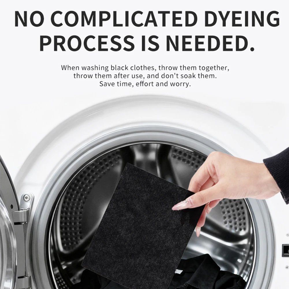 Garment Darkening Tablets Clothing Dyes Sheets Anti-Fading Color Fixing Professional Cloth Repair Sheets