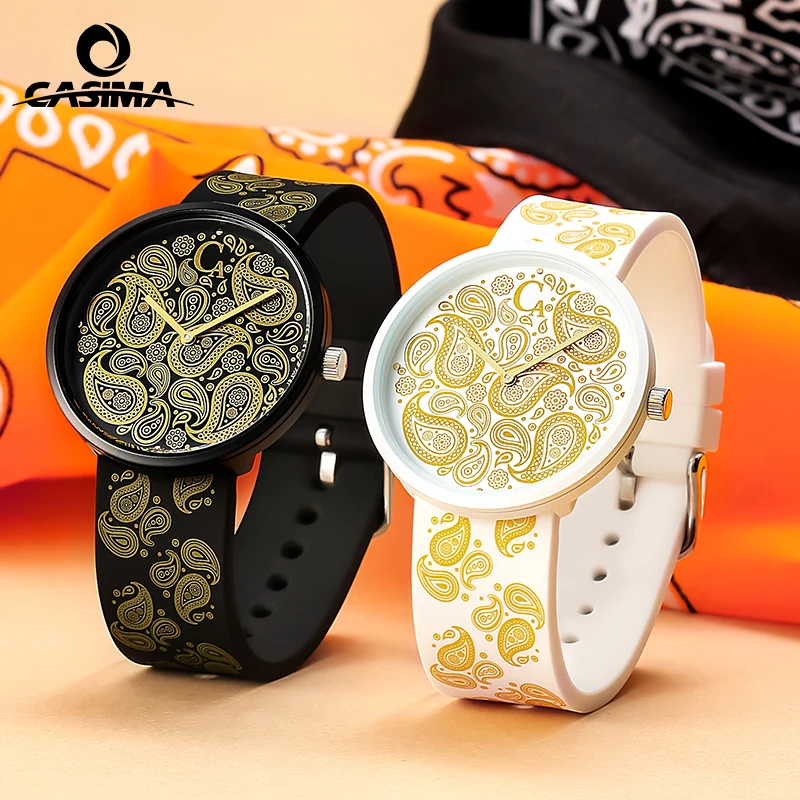 2022 CASIMA New Style China Disigh Quartz Watch For Men Silicone Alloy Waterproof Men With Women Wrist Watch #CS2155