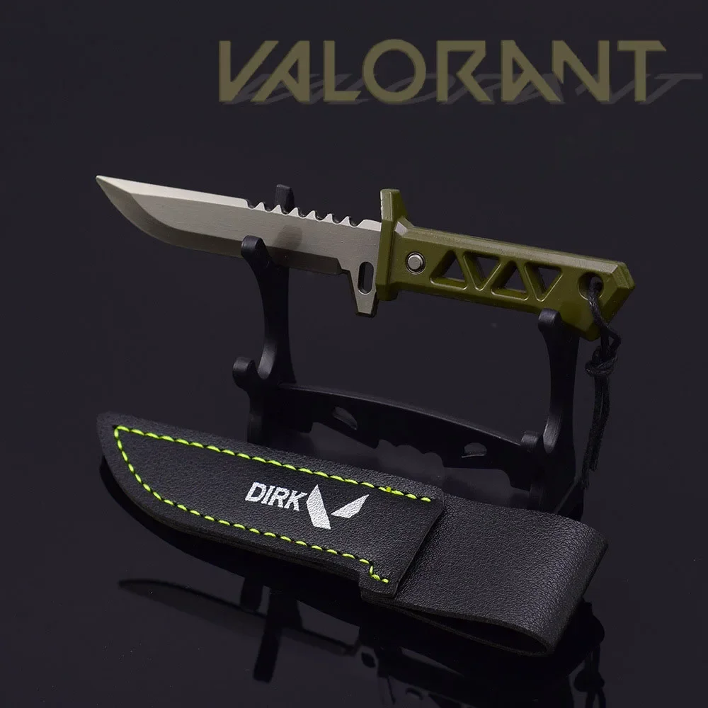 12cm Xenohunter Melee Weapon Knife Valorant Game Peripheral Sword Uncut Blade Model Weapon Keychain Collection Gifts Toy for Boy