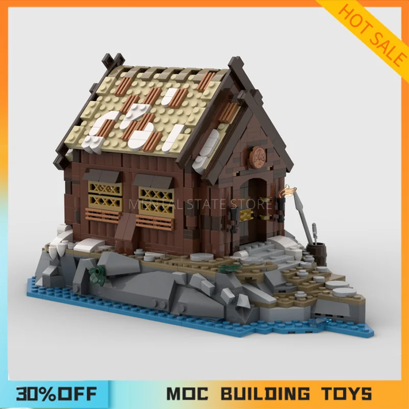 Personalizado MOC Ice Age Casas Blocos de Construção Tecnologia Tijolos, DIY Montagem Criativa, Educação Brinquedos, Presentes de Férias, 1068Pcs