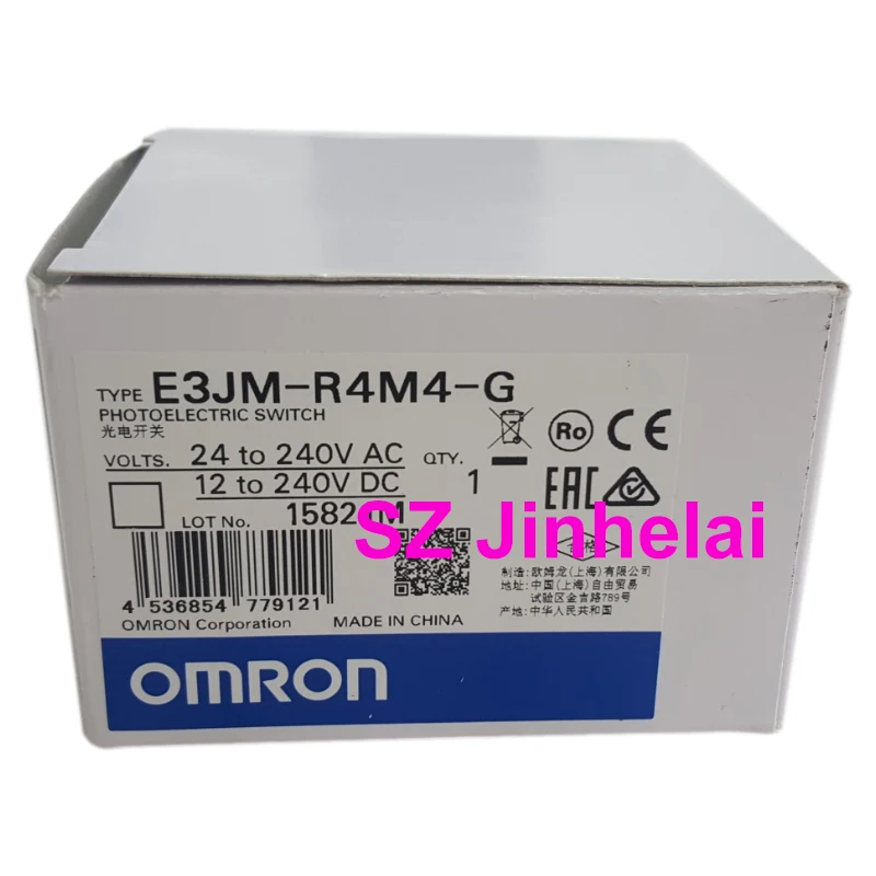 

Omron E3JM-R4M4-G Authentic Original Diffuse Reflection Photoelectric Switch Sensor Trade