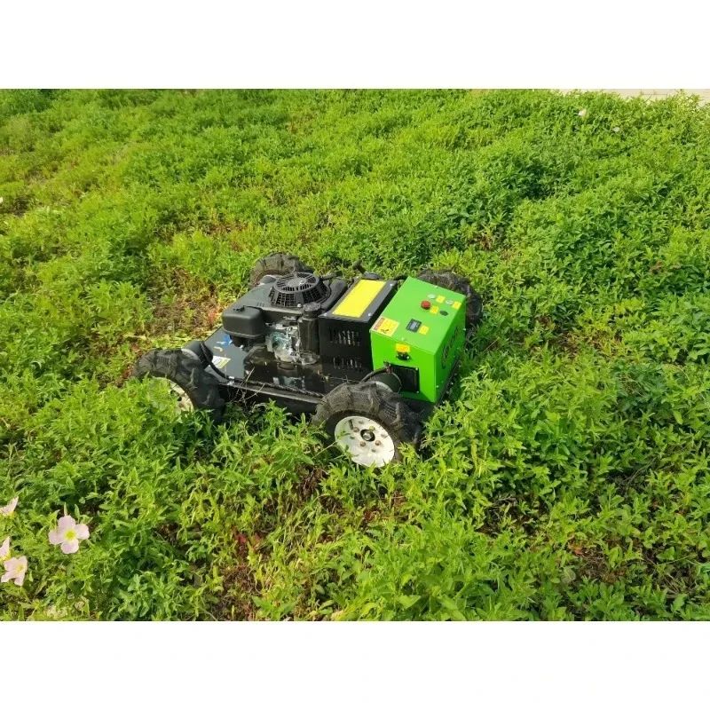 24V 4WD Self-charging Remote Control Zero Turn Lawn Mower for Garden, Farm and Orchard