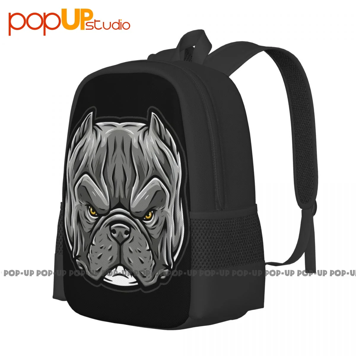 American Exotic Bully Pit Bull Backpack Large Capacity Vintage Portable Gym Tote Bag School Sport Bag