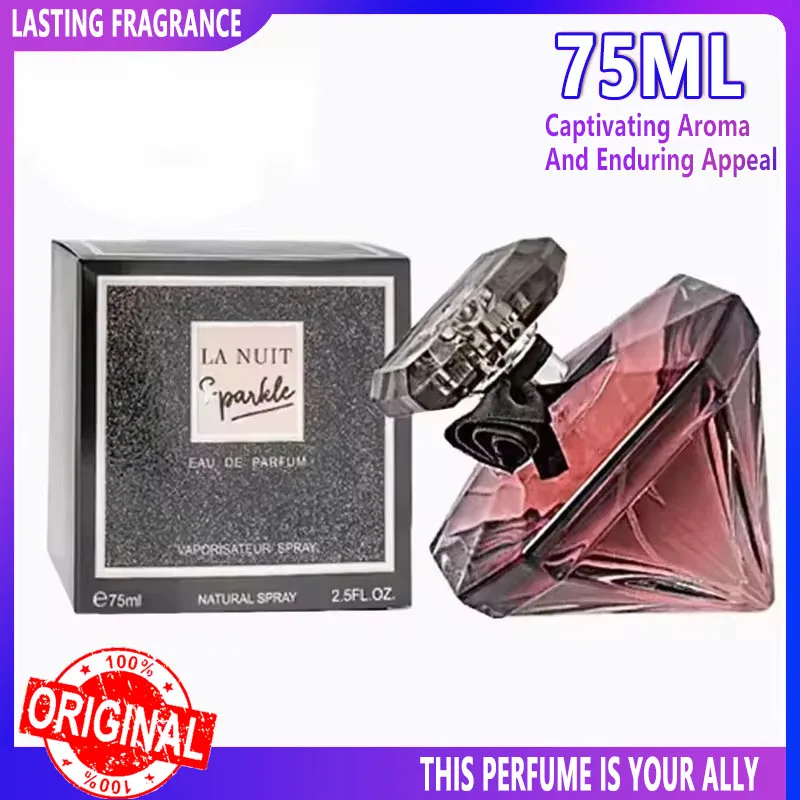 75ML Original mujer Perfume Colonia Frangrance cuerpo niebla chica Perfumes diamante Sexy duradero fruta fragancia Brume regalo