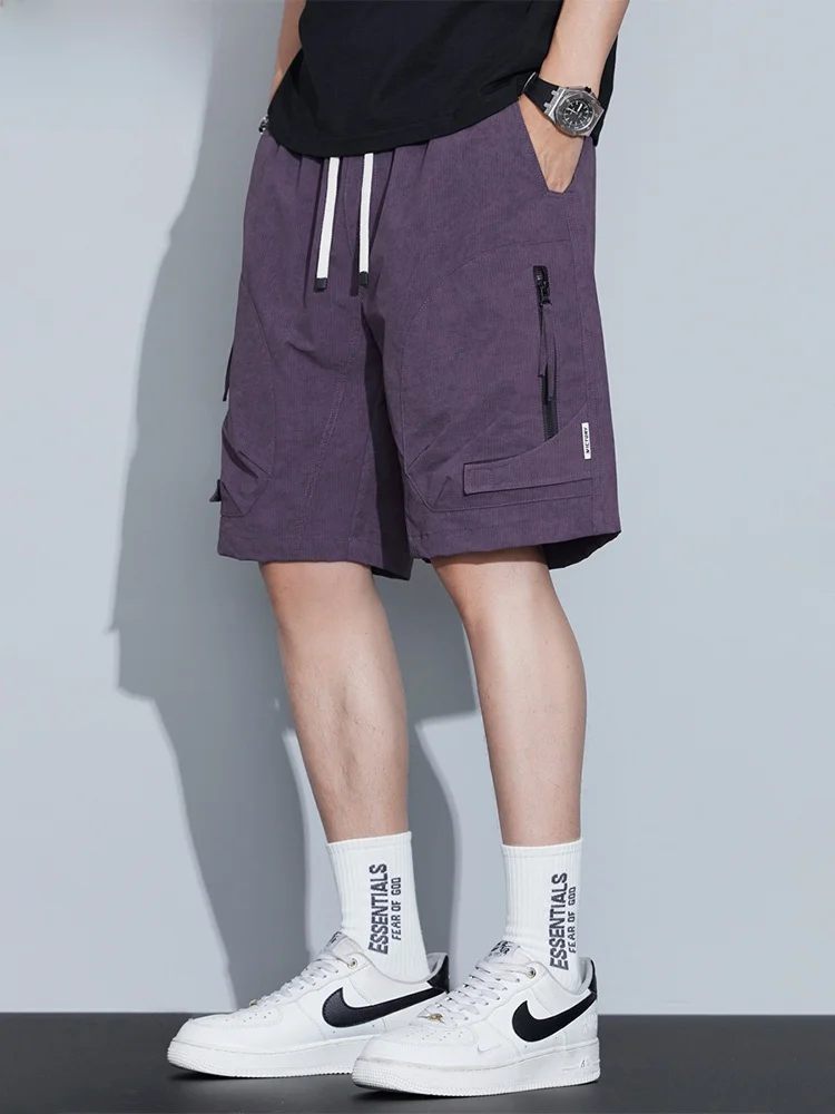 Ice Silk Casual orts Men's Lightweight Outdoor Qui Dry Sports Sle Straight Leg Workwear Summer Faionable Color