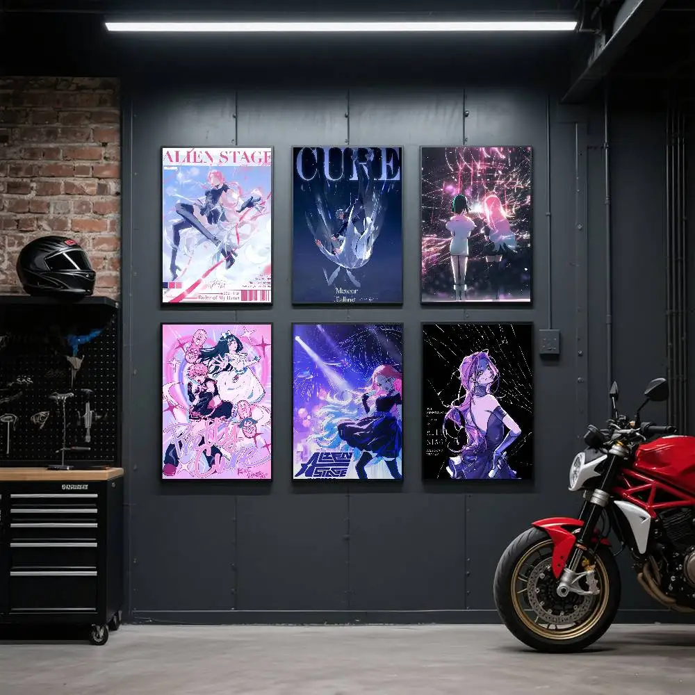 Game A-Alien Stage-Sua und Mizi Poster Kunstdruck im Anime-Stil, Heimdekoration, ideales Geschenk, perfekte Raumdekoration