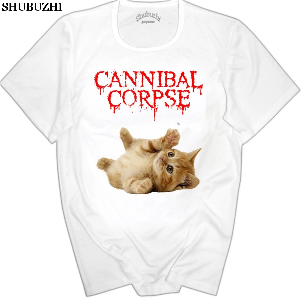 CANNIBAL CORPSE BUTCHERED AT BIRTH 1991 DEATH METAL GRINDCORE NEW BLACK T-SHIRT Short Sleeve Casual Printed T Shirt euro size