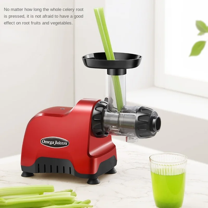 Omega Juicers Original Juicer Low-speed Celery Juicer Household Automatic Fruit and Vegetable Multi-function Slow Grinder