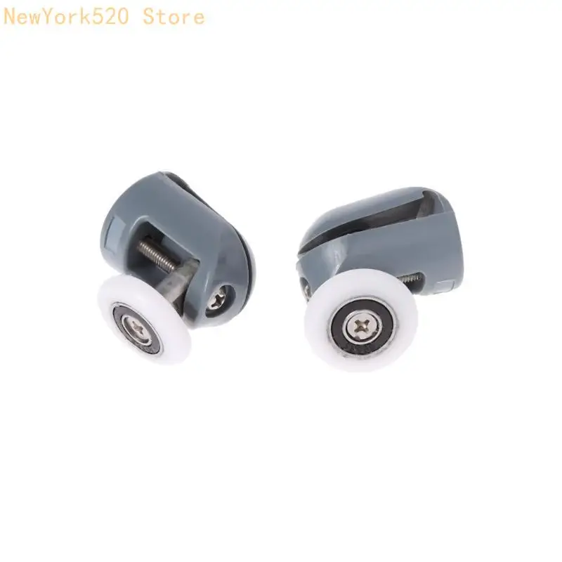 8 Pcs Single Shower Door Rollers Runners Pulleys Guides 25mm Diameter N84C
