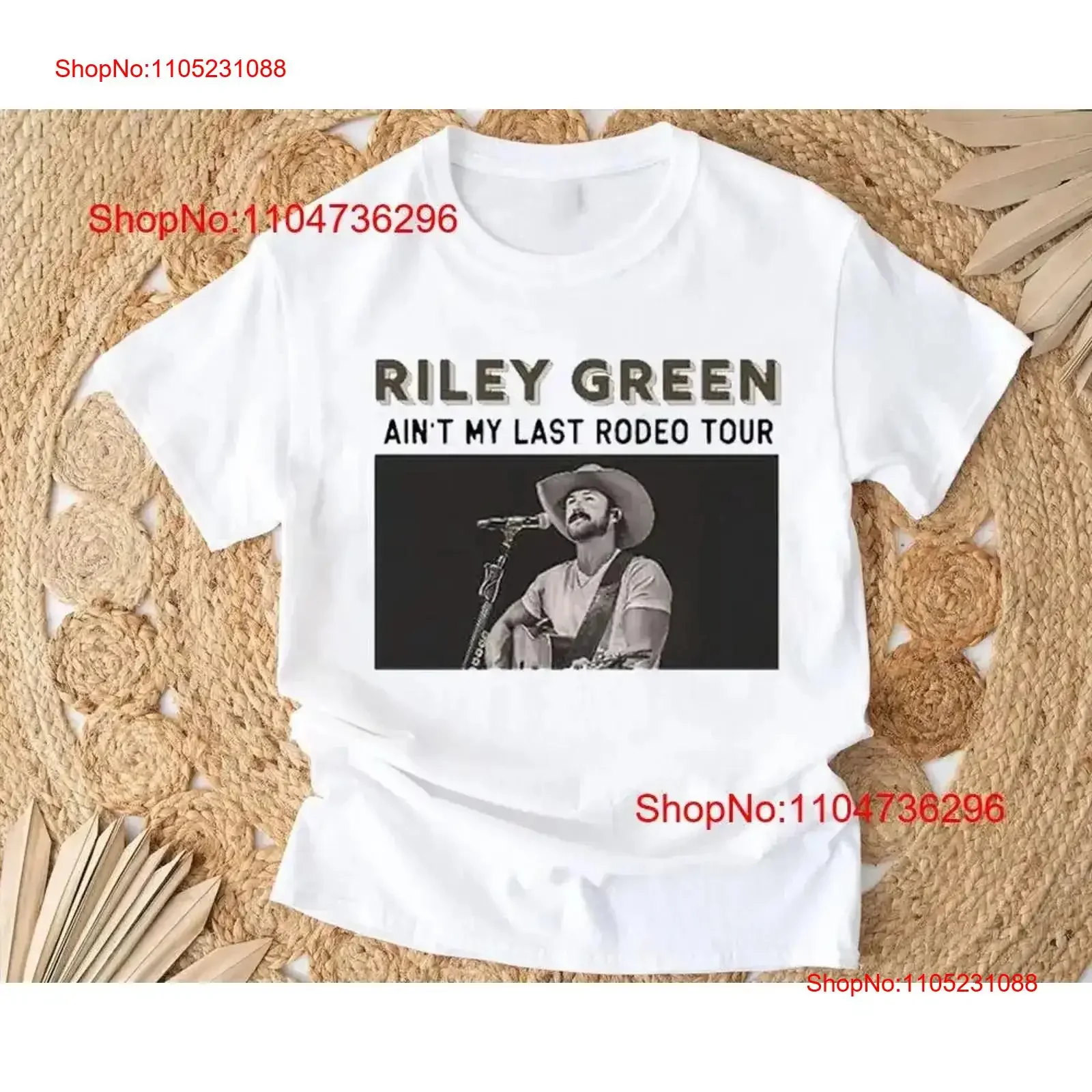 

Riley Green Ain't My Last Rodeo Tour 2024 T Shirt S 5XL I0280 vintage Washed Stretched Versatile Breathable Stylish Casual
