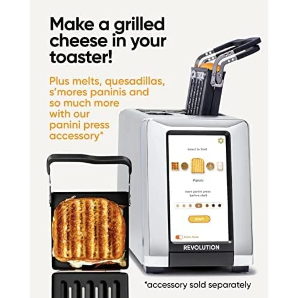 High-Speed Touchscreen Toaster, 2-Slice Smart Toaster with Patented Technology