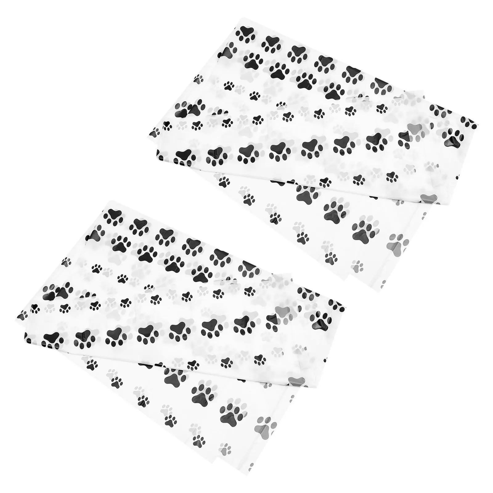 

2 шт. одноразовые пластиковые скатерти для вечеринок с животными, усиленные, водонепроницаемые, маслостойкие, грязеотталкивающие, для дней рождения и свадеб