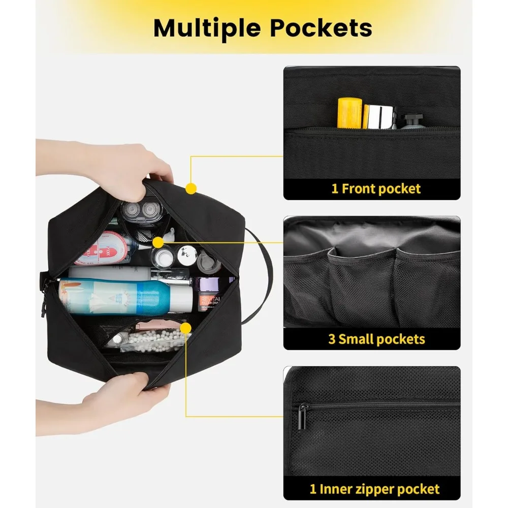 Travel Toiletry Bag Water Resistant Hanging Travel Organization Toiletries Accessories Bag Gift Portable Organizer Storage Bags