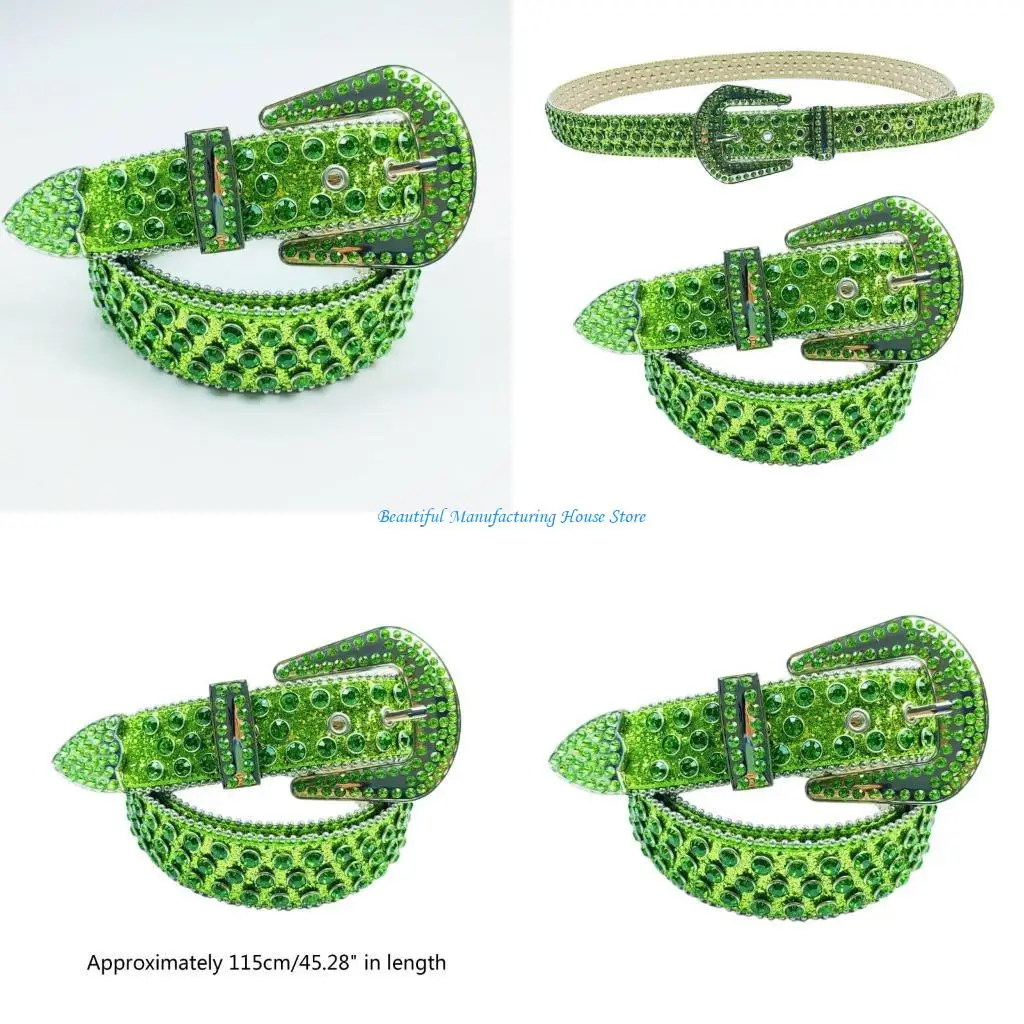 ceinture-taille-en-couleur-verte-e56a-ceinture-occidentale-entierement-en-diamant-ceinture-cowboy-cowgirl