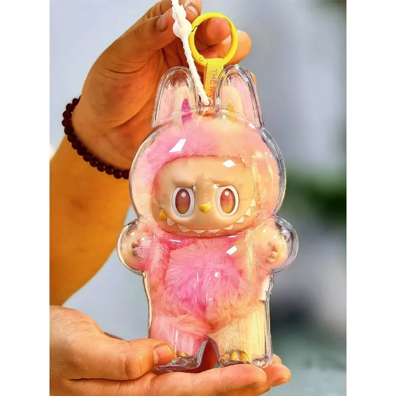 สําหรับ Labubu ด้านหน้าพลังงานสูง Series Labubu 3rd Generation ไวนิลกล่องตาบอดจี้โปร่งใสป้องกันกรณีฝาครอบกันฝุ่น