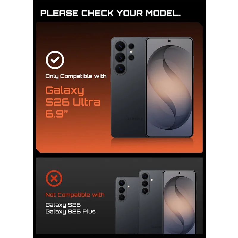 Etui SUPCASE UB Pro Mag Full Body Rugged Case z wbudowaną osłoną ekranu i podstawką For Samsung Galaxy S26 Ultra Case 6.9“ — zdjęcie produktu 2