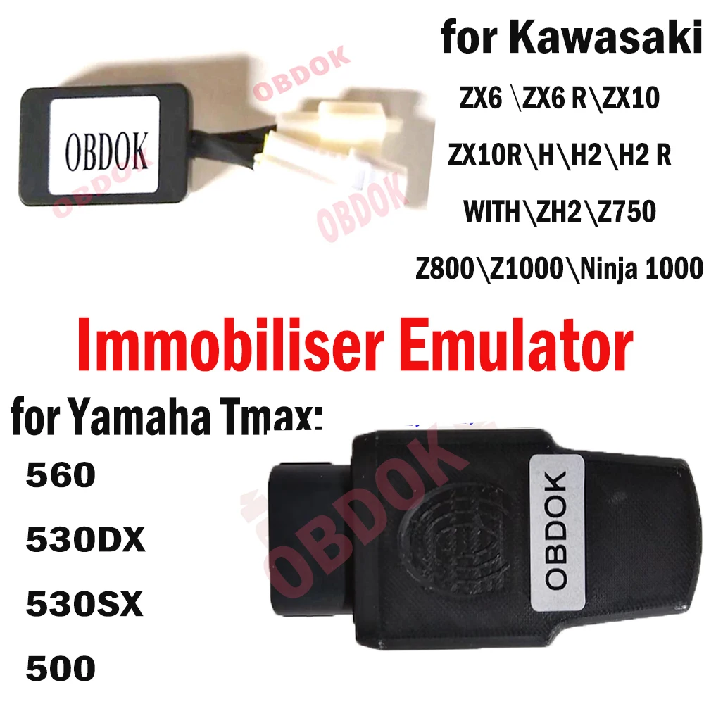 

For YAMAHA TMAX Immobiliser Emulator Motorcycles Emergency Start for Kawasaki Emergency start module 530 560 2015-202