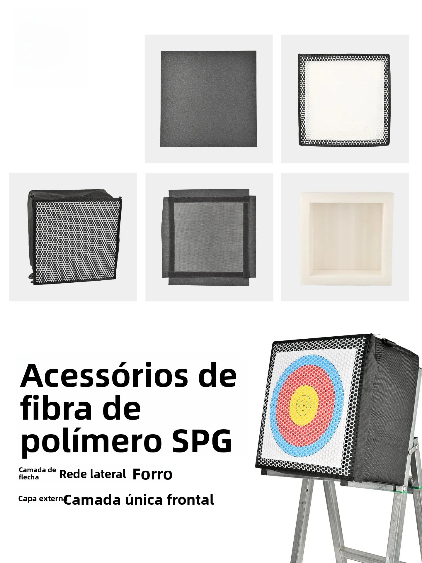 40-50cm-high-molecular-fiber-arrow-target-replacement-cover-standing-arrow-layer-inner-liner-diy-competition-archery-special