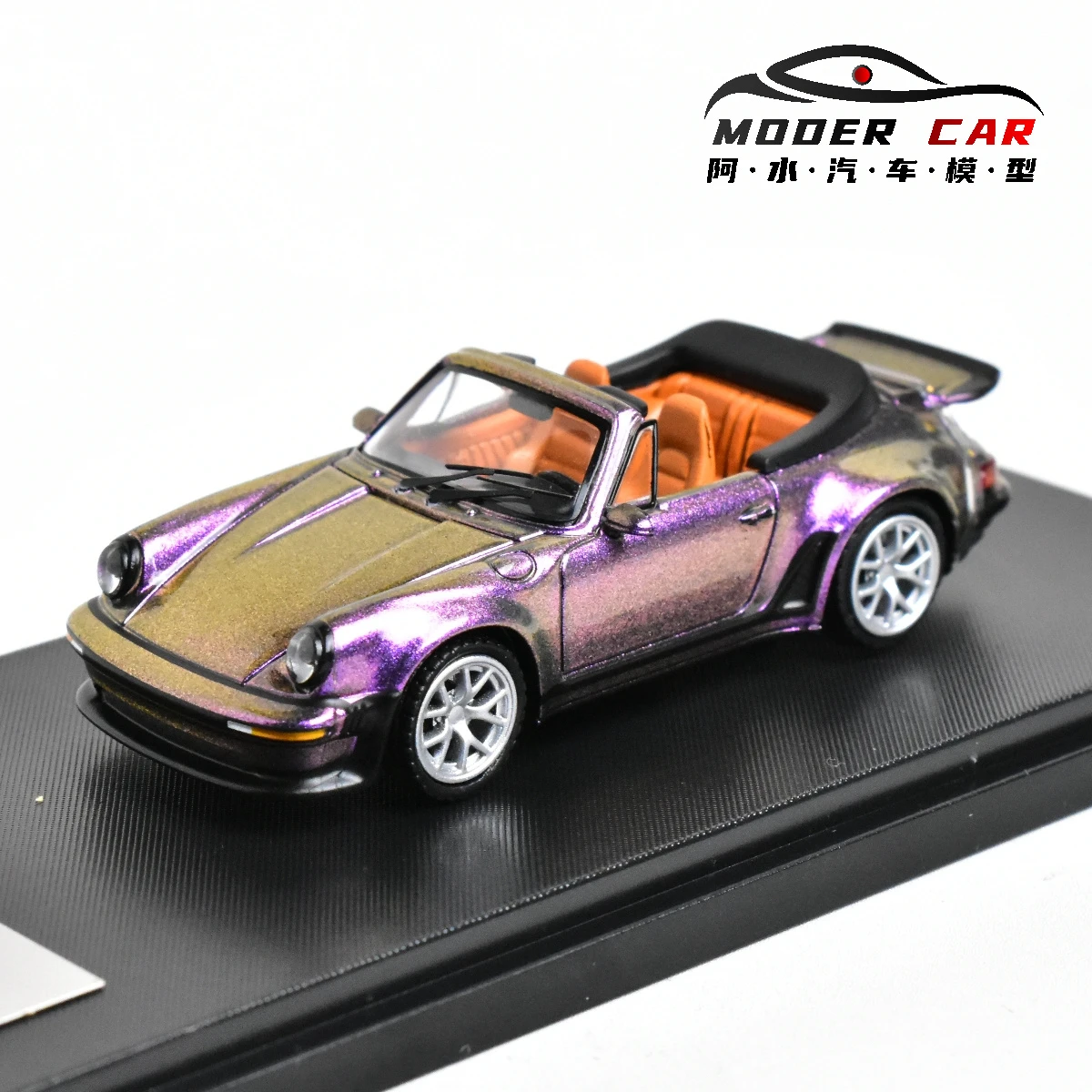 RM Rhino Modello 1:64 Giftable Singer Turbo Studio Cabriolet 930 Adulti Hobby Diecast Model Car