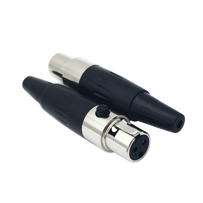 Mini XLR Aviation Connector, Female Socket, Zinc Alloy+Copper Pins, 3 4 5 6 7 Pins, for MIC Microphone Audio Video Connecting