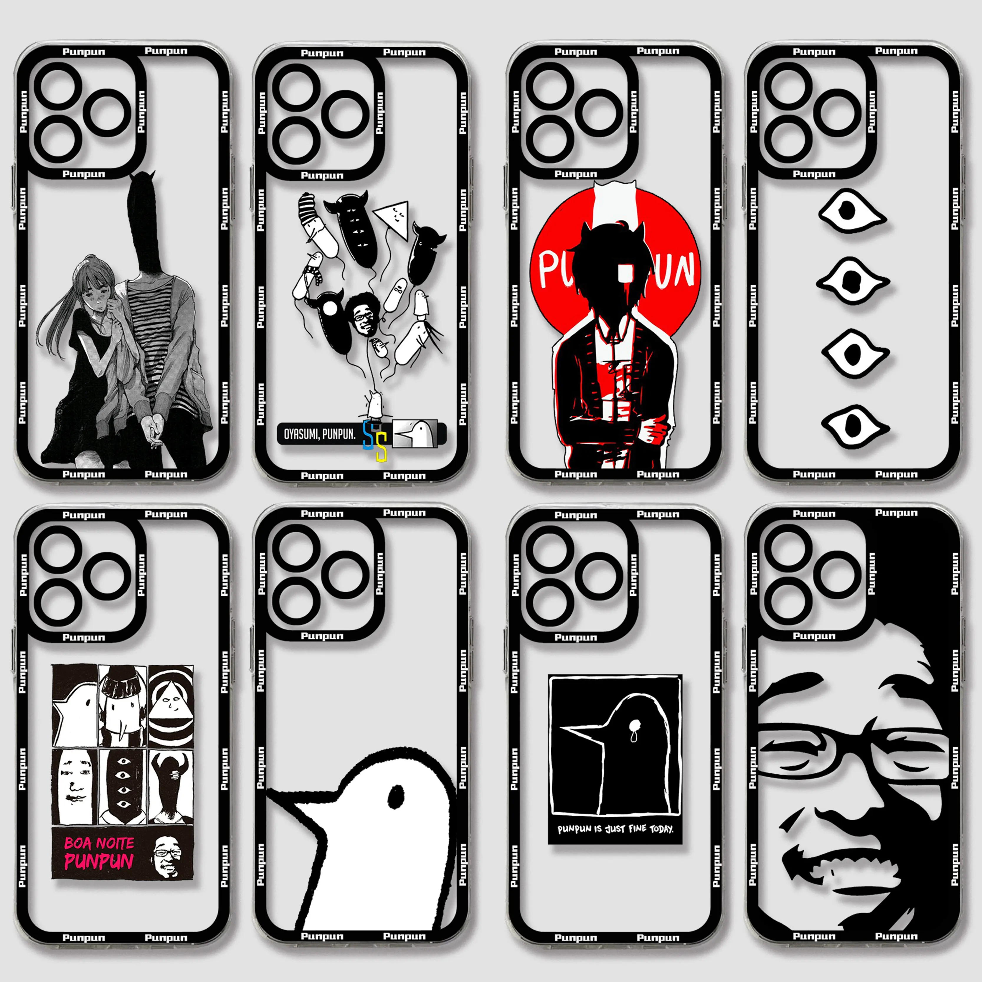 Goodnight Punpun Hot Comics Phone Case For iPhone 15 14 13 12 Mini 11 Pro Max X XR XS 7 8 SE Plus Transparent Cover