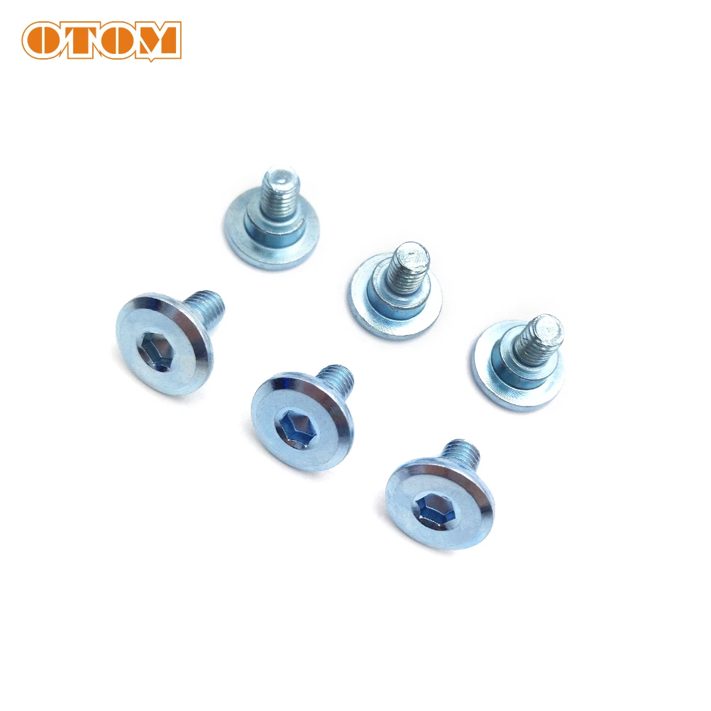 OTOM Motorcycle Fork Cover Guard Plate Screw Front Shock Absorber Protection Bolt 90113MAC78 For HONDA CRF250X CRF450X FORKSHOWA