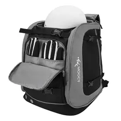 Portable 65L Ski Backpack Large Capacity Carrying Storage Bag Compartments Oxford Cloth for Snowboard Accessories Skis Travel