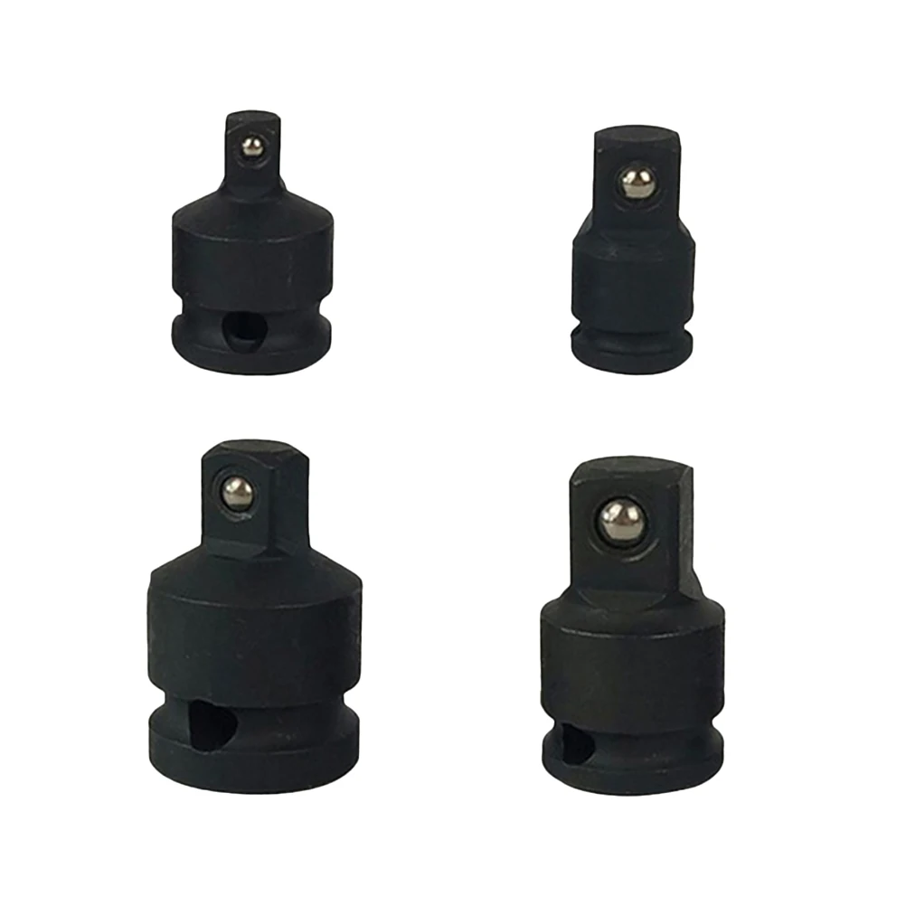 

4 Pcs Universal Joint Socket Adapter 1/4 1/4 1/2 to 3/8 3/8 to 1/2 Durable Impact Set Ratchet Drive Reducer Anti Corrosion