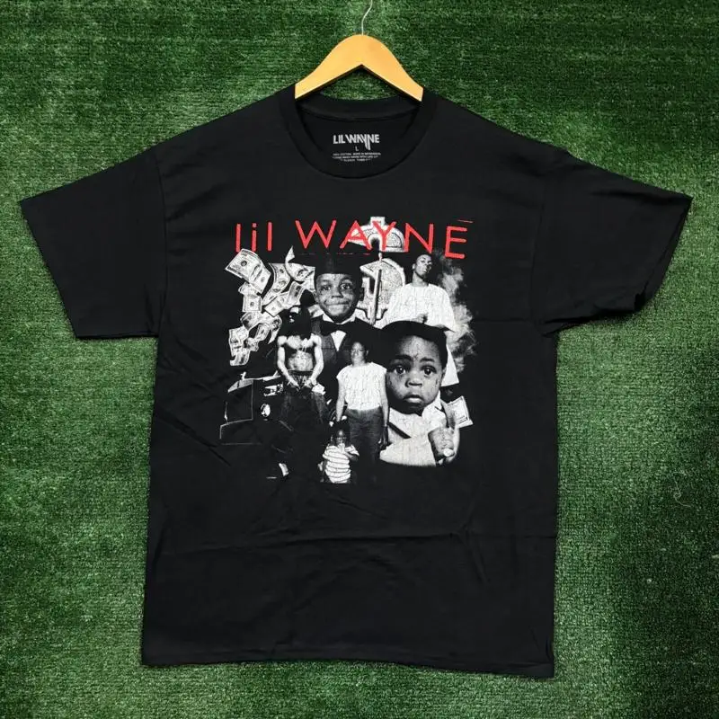 Lil Wayne Young Money Records Album Logo T-Shirt Size Large