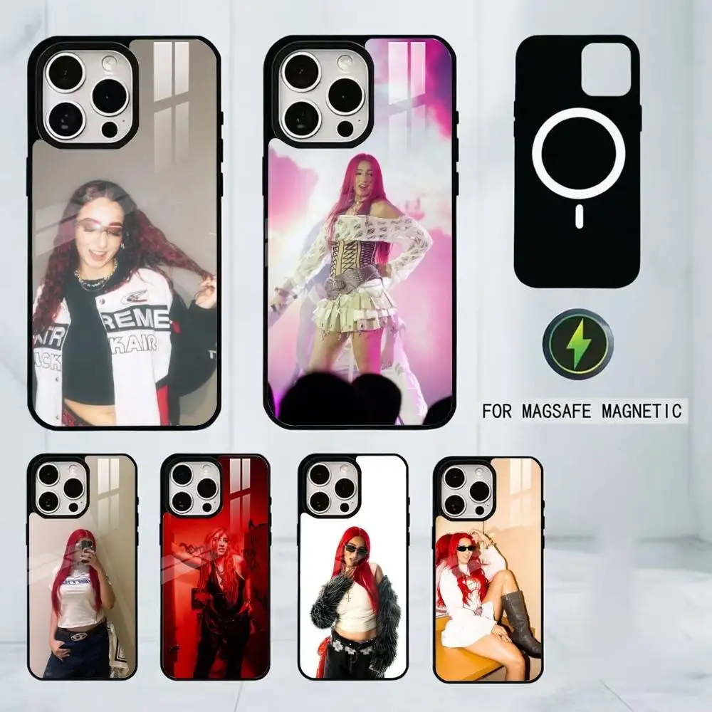 

Singer D-De La R-Rose Hot Phone Case For iPhone17,16,15,14,13,12,11 Plus,Pro Magnetic with Magsafe Wireless Charging