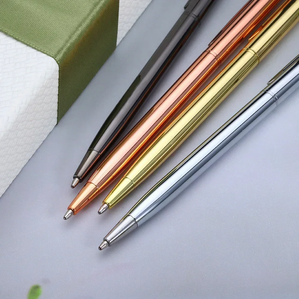 Custom Name Metal Pen Graduation Gift Advertising Ballpoint Pen Signature Pen Personalized School Office Supplies Wholesale