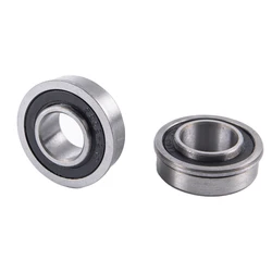 F6202-2RS Flange ABEC-1 Deep Groove Garden Trolley Ball Seal Wheelbarrow Bearing