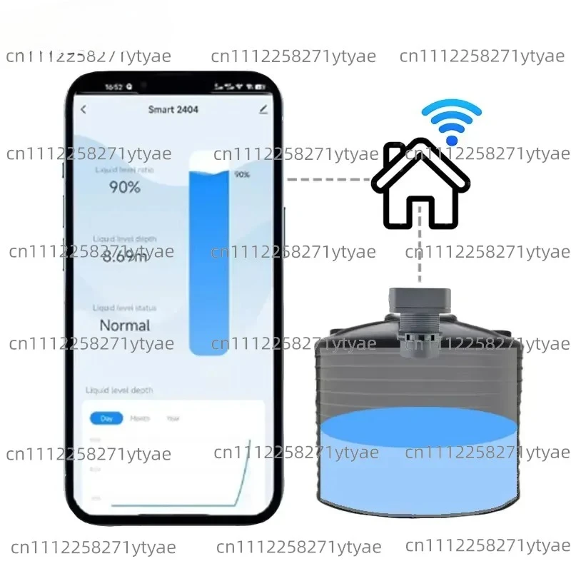 TLC2404  Intelligent Ultrasonic Level Monitor  for Oil, Fuel, Water Tank and Feed Grain Storage