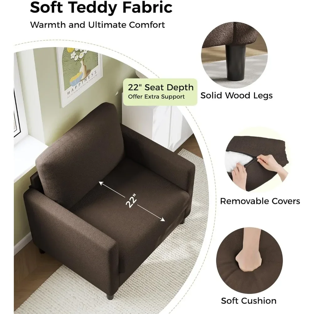 33 "أريكة لهجة كرسي مريح كرسي بذراعين لغرفة النوم وغرفة المعيشة أداة خالية الإعداد مريح القراءة كرسي أثاث غرفة المعيشة